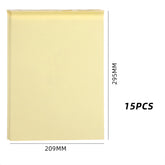 Solong Tattoo Transfer Paper, 15 sheets shown. Dimensions are 209x295mm (approx. A4 size) for stenciling